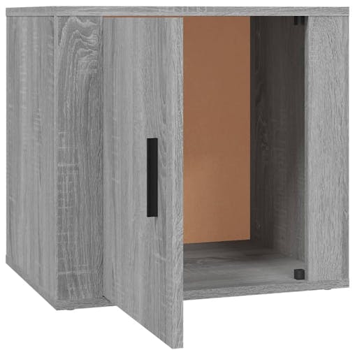 NNEVL Bedside Cabinets 2 pcs Grey Sonoma 50x39x47 cm