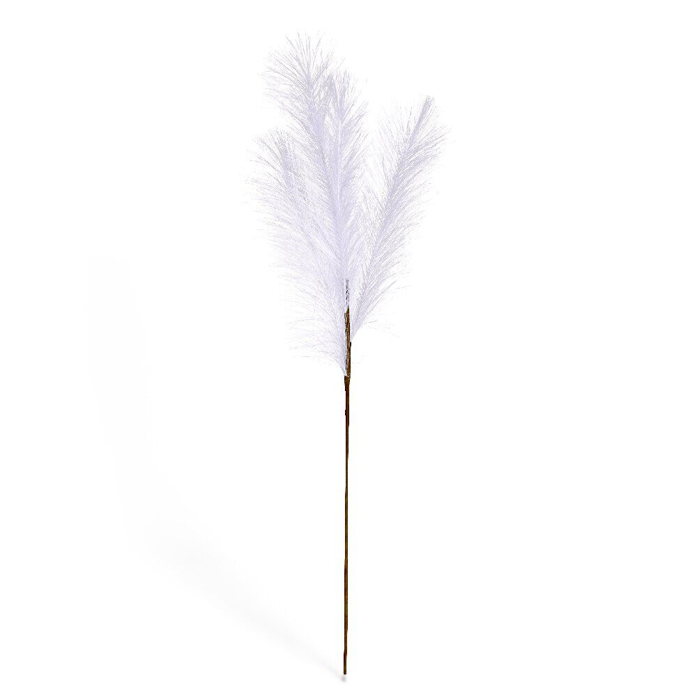 Feuillage artificiel herbe de la pampa blanc H91cm