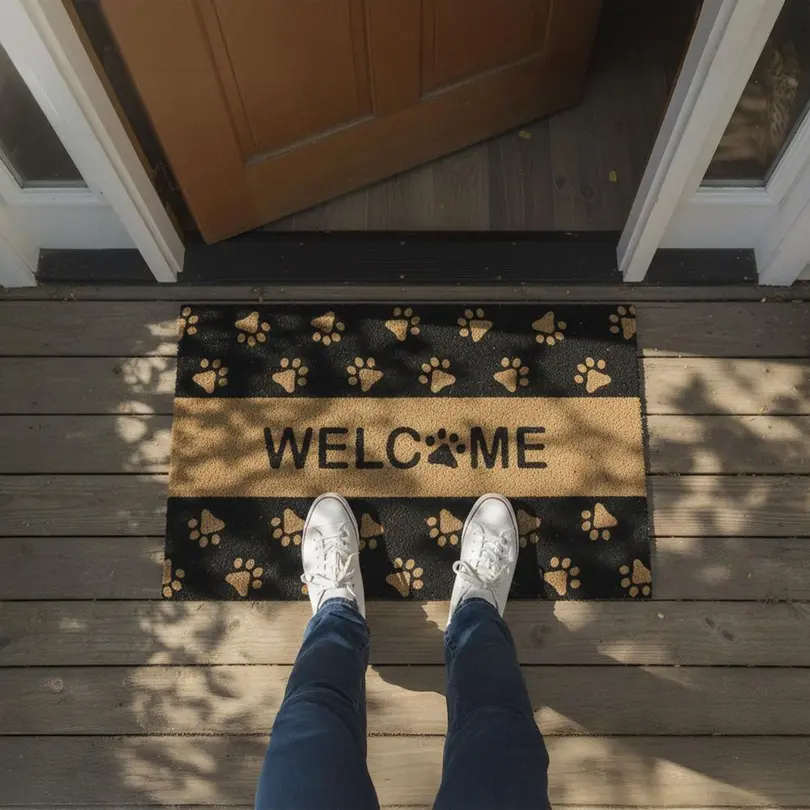 Fussmatte Welcome Pfoten