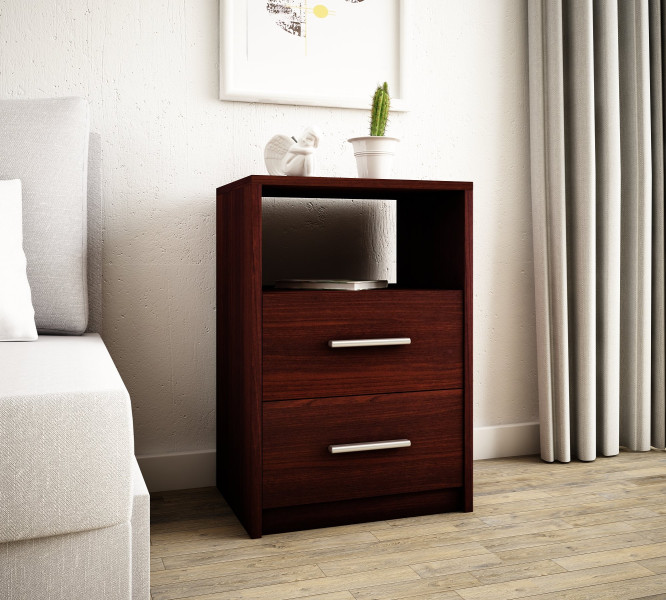 Szafka nocna 2SO VENGE wenge 40cm szuflady komoda