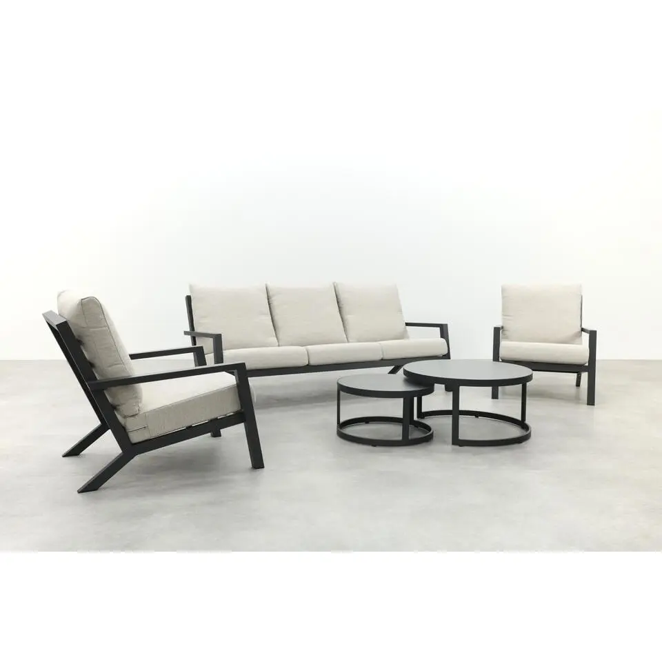 VDG Boston/Rhodos stoel - 3-zitsbank loungeset - 5-delig