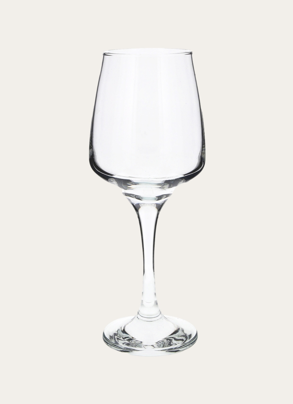 COFFRET DE 6 VERRES à PIED FORME TRAPÈZE TRANSPARENT