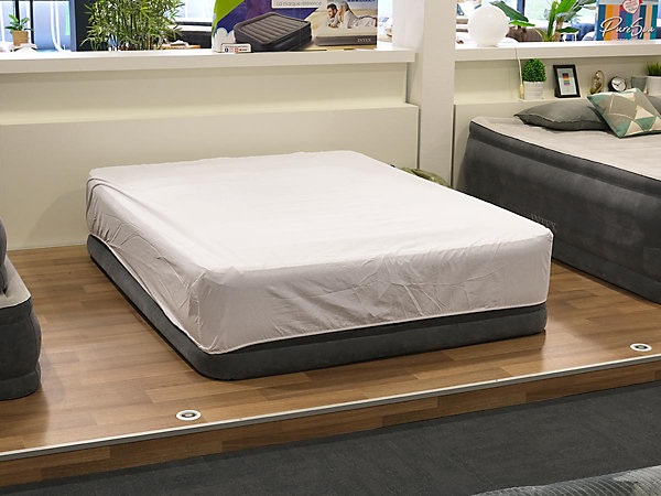 Pack matelas gonflable Comfort Plush Elevated 2 places H. 46 cm Intex   Drap housse