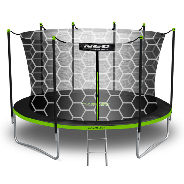 Trampolina ogrodowa z siatką wewnętrzną 465cm 15ft Neo-Sport