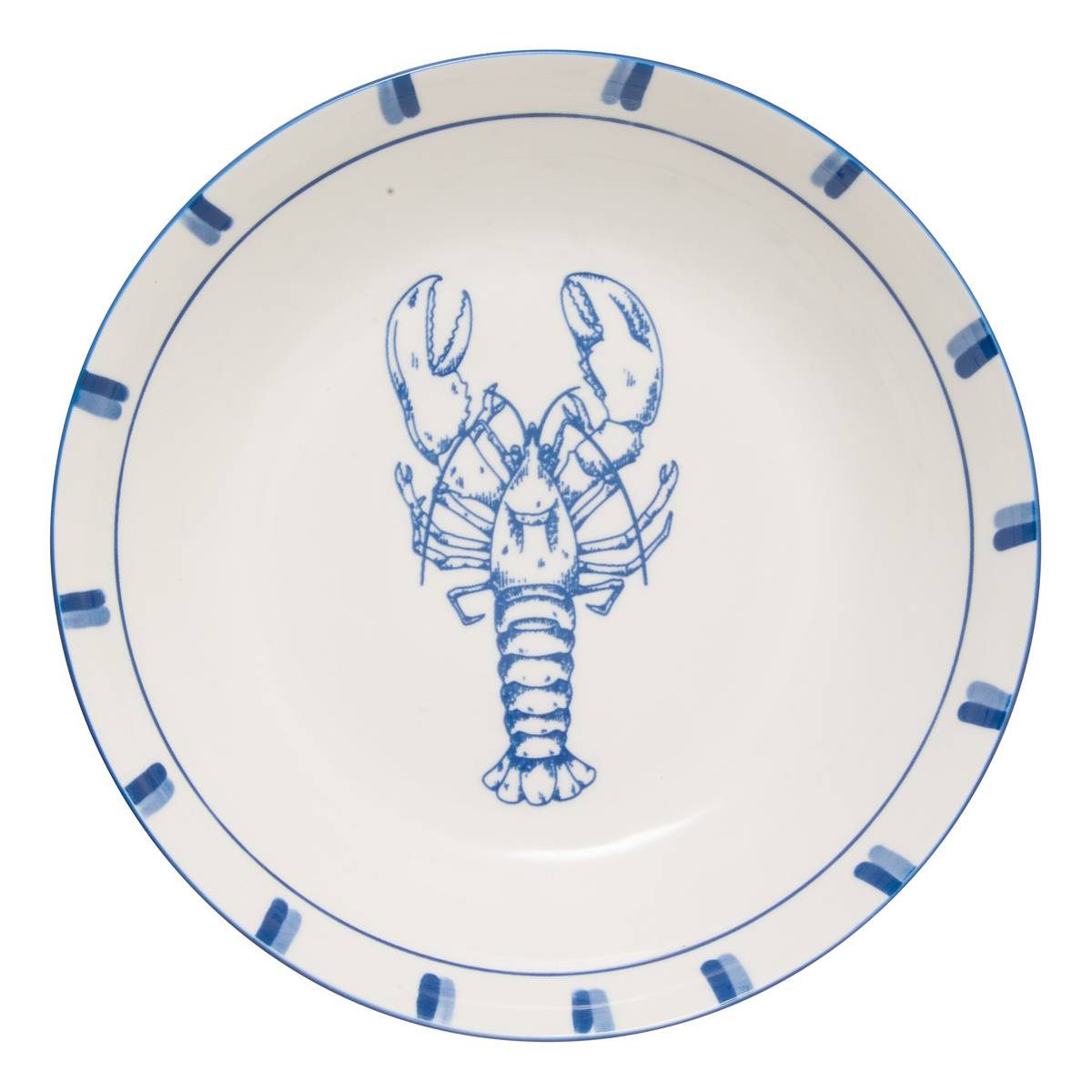 Set of 6 soup plates"Oceania" Porcelain, D.20.2 cm