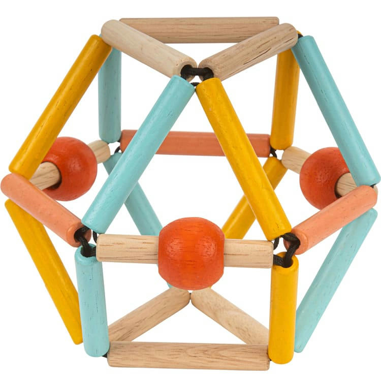 - Balle de préhension en bois