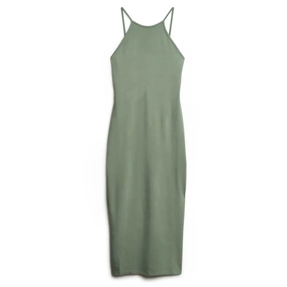 Superdry Lace Back sleeveless midi dress
