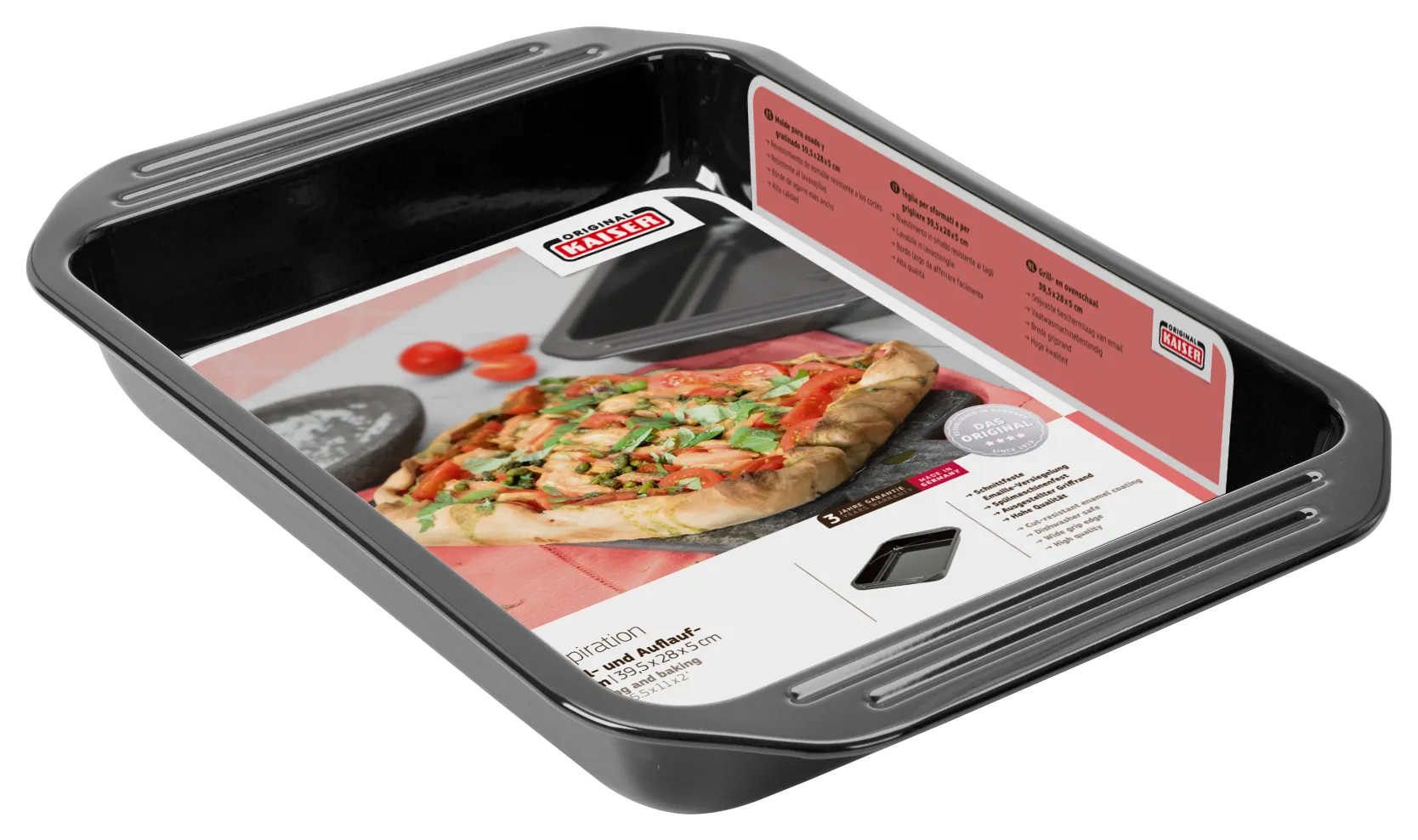KAISER Inspiration Grilling & Baking Dish, 39.5 x 28 x 5 cm