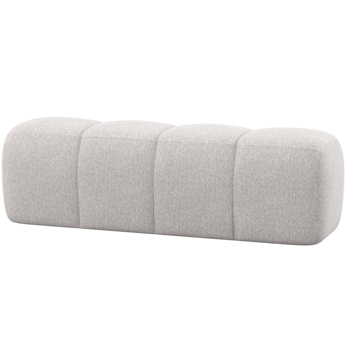 WOOOD eetbankje 164 cm Mojo - Bouclé - Ecru Melange - 49x164x45