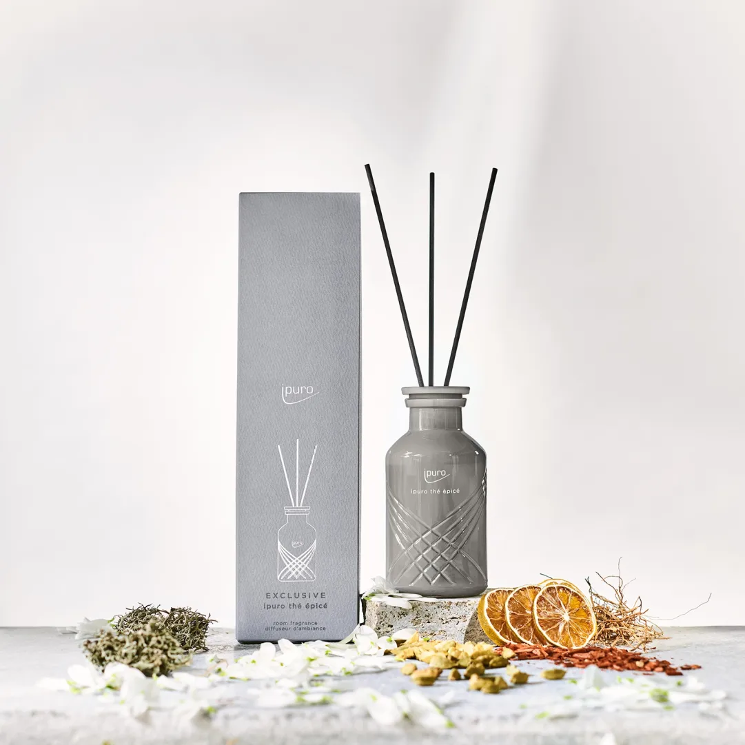 ipuro EXCLUSIVE Raumduft Thé Epicé Grau, 240 ml