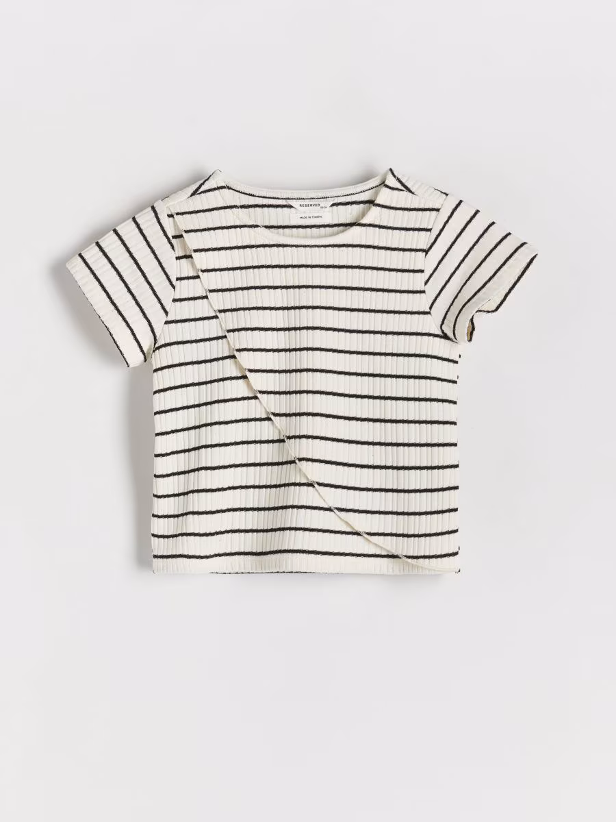 Rib Knit T-Shirt
