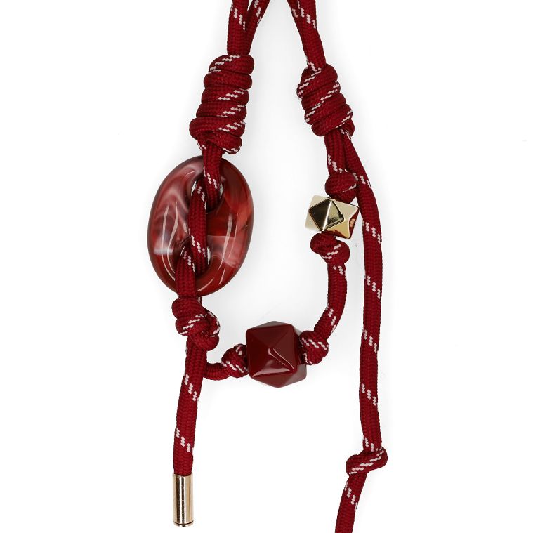 Manfield Burgundy bag charm