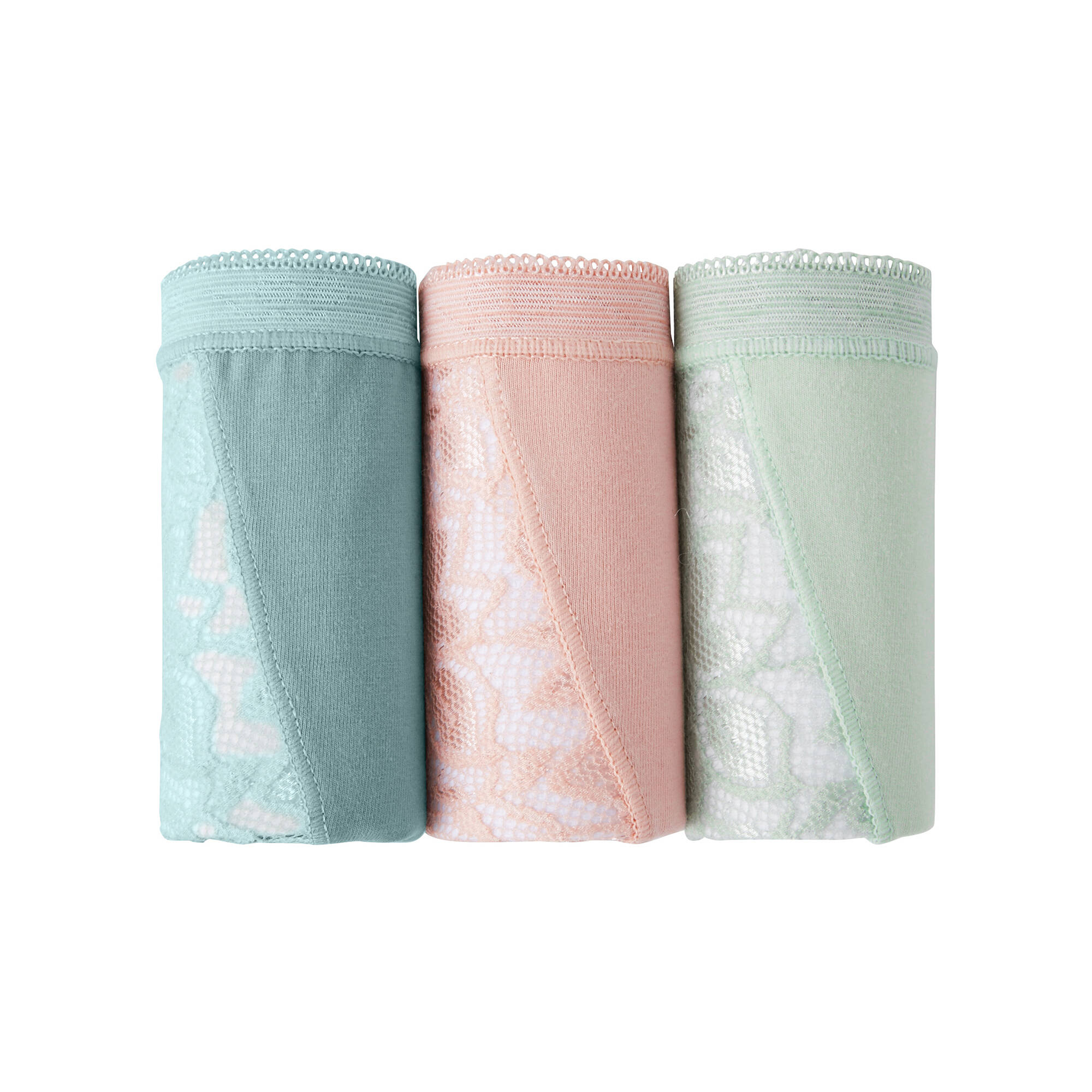Culotte midi dentelle - lot de 3