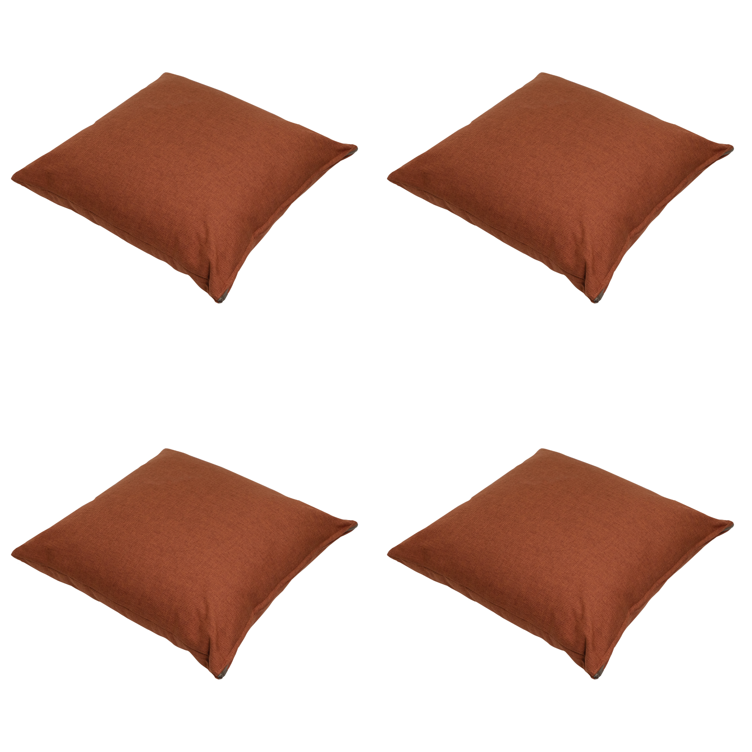Madison sierkussen Best deal - rood - 45x45x10cm - set van 4