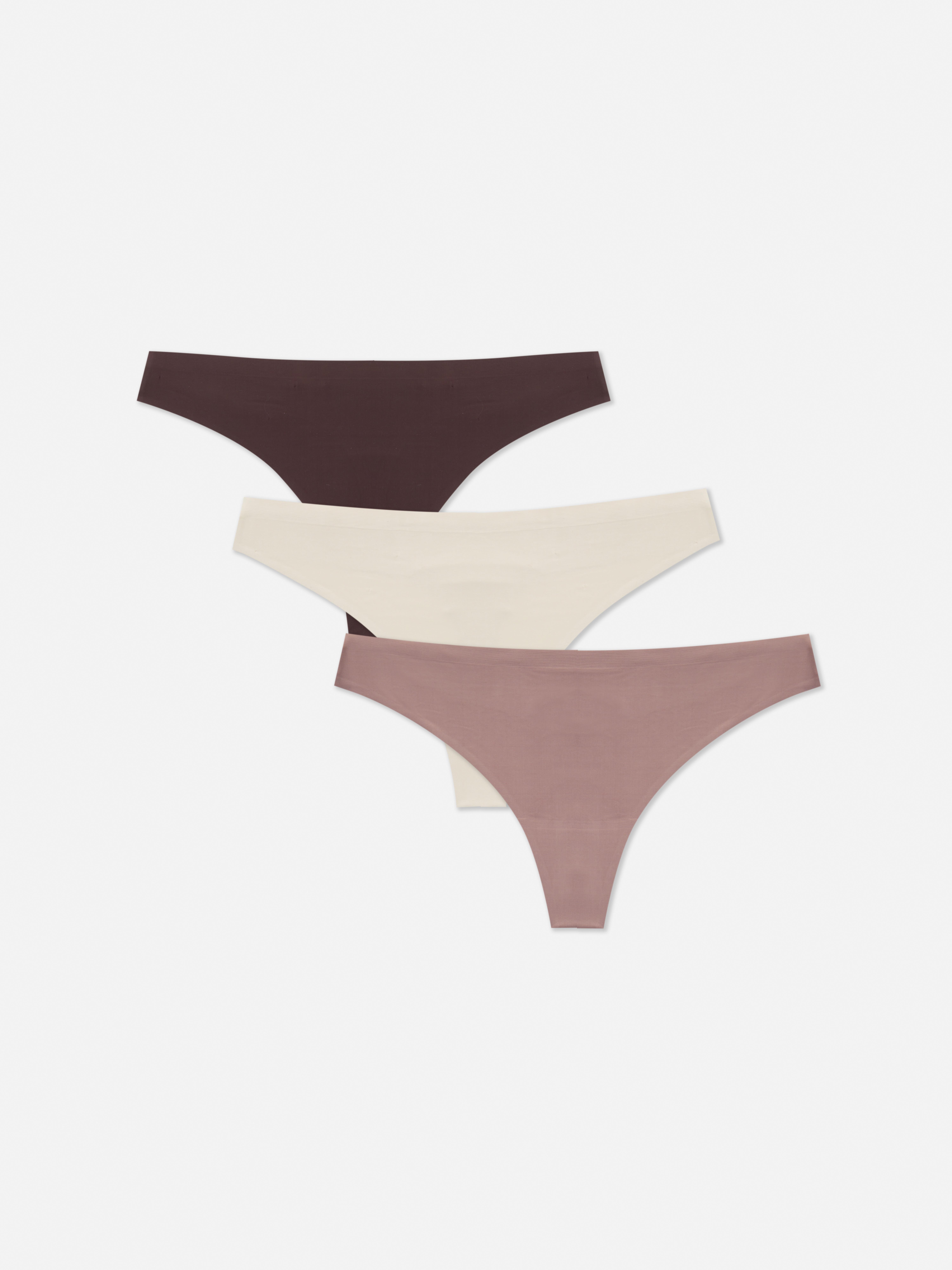 3-Pack Invisible Thongs