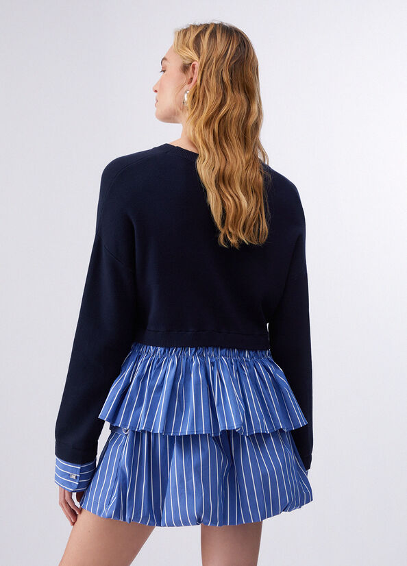 Maglia con volant
