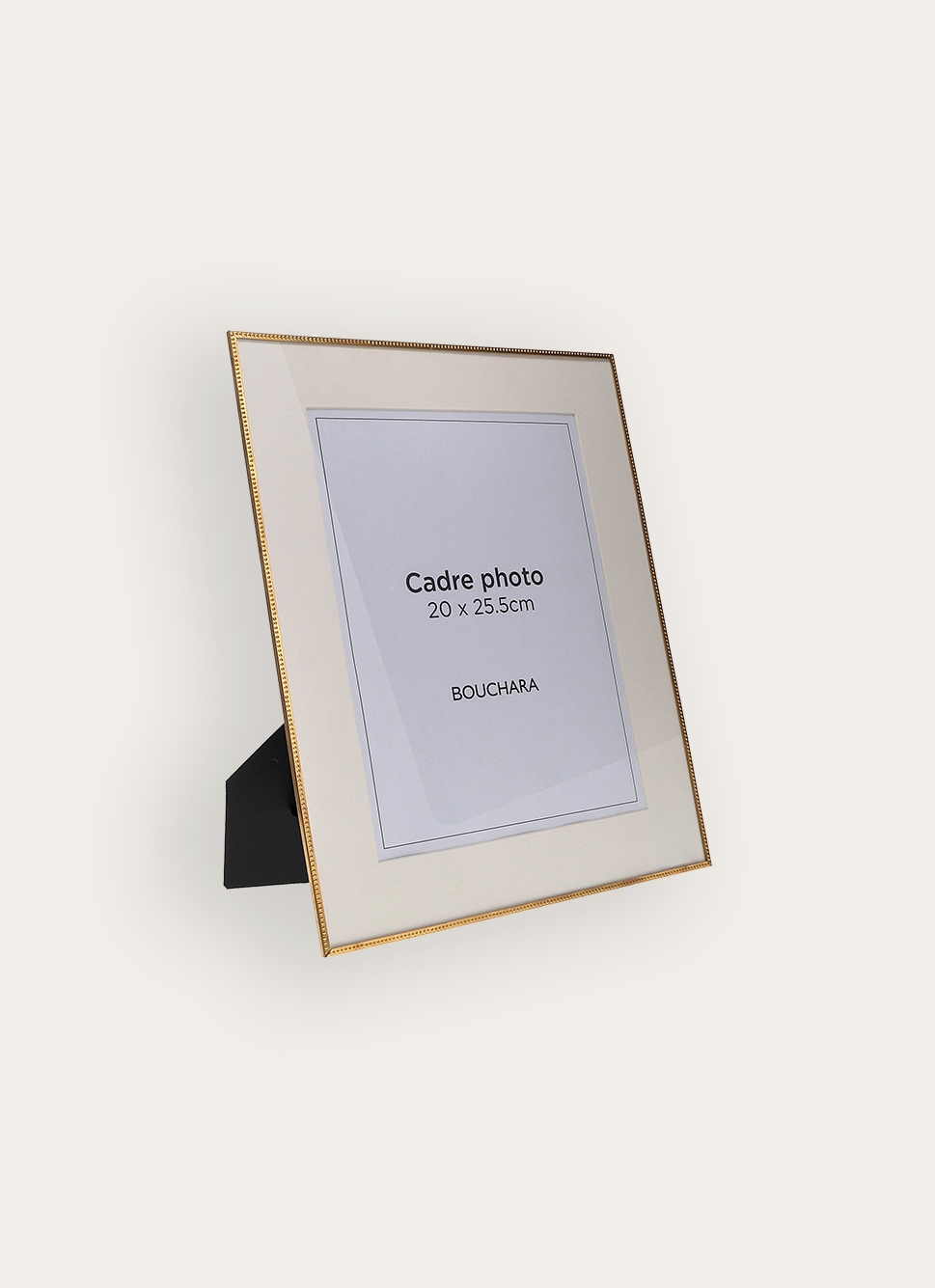CADRE PHOTO RECTANGULAIRE AVEC PASSE-PARTOUT NOIR