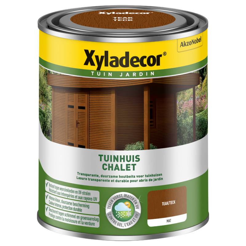 Lasure pour bois Chalet teck 0,75 L XYLADECOR
