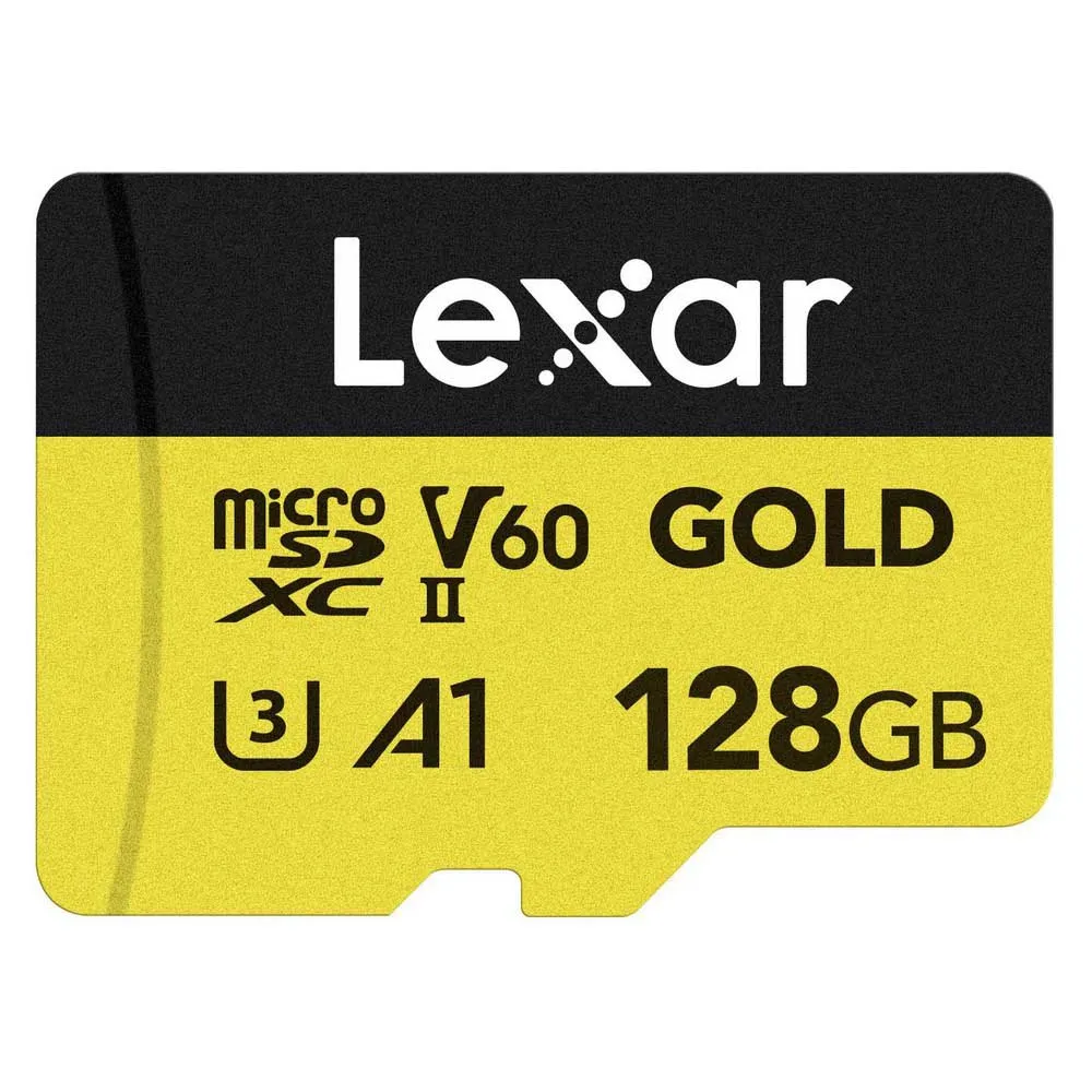 Lexar MicroSDXC Gold Series UHS-II 128GB V60 memory card