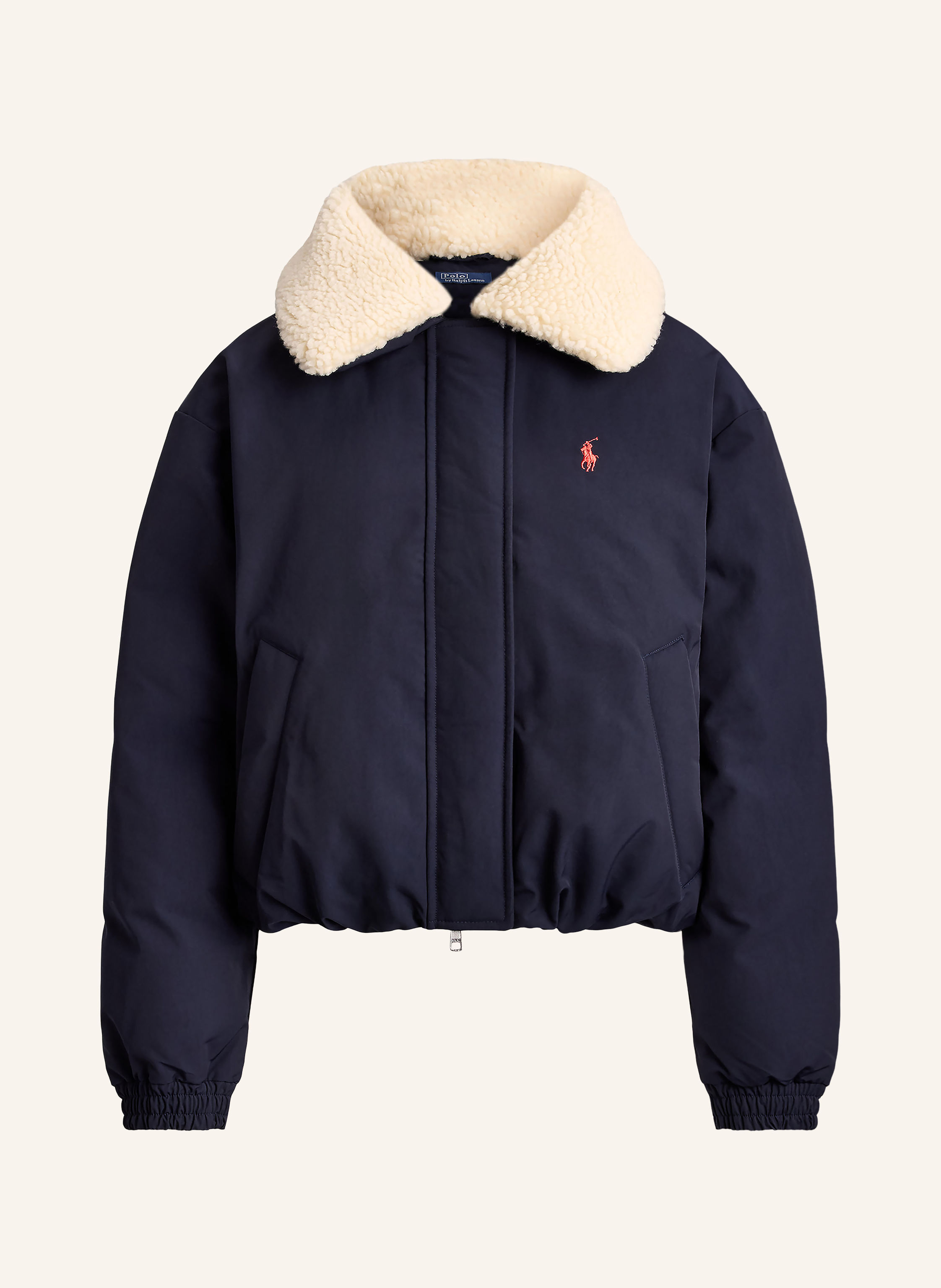 POLO RALPH LAUREN Daunenblouson mit abnehmbarem Kunstfell
