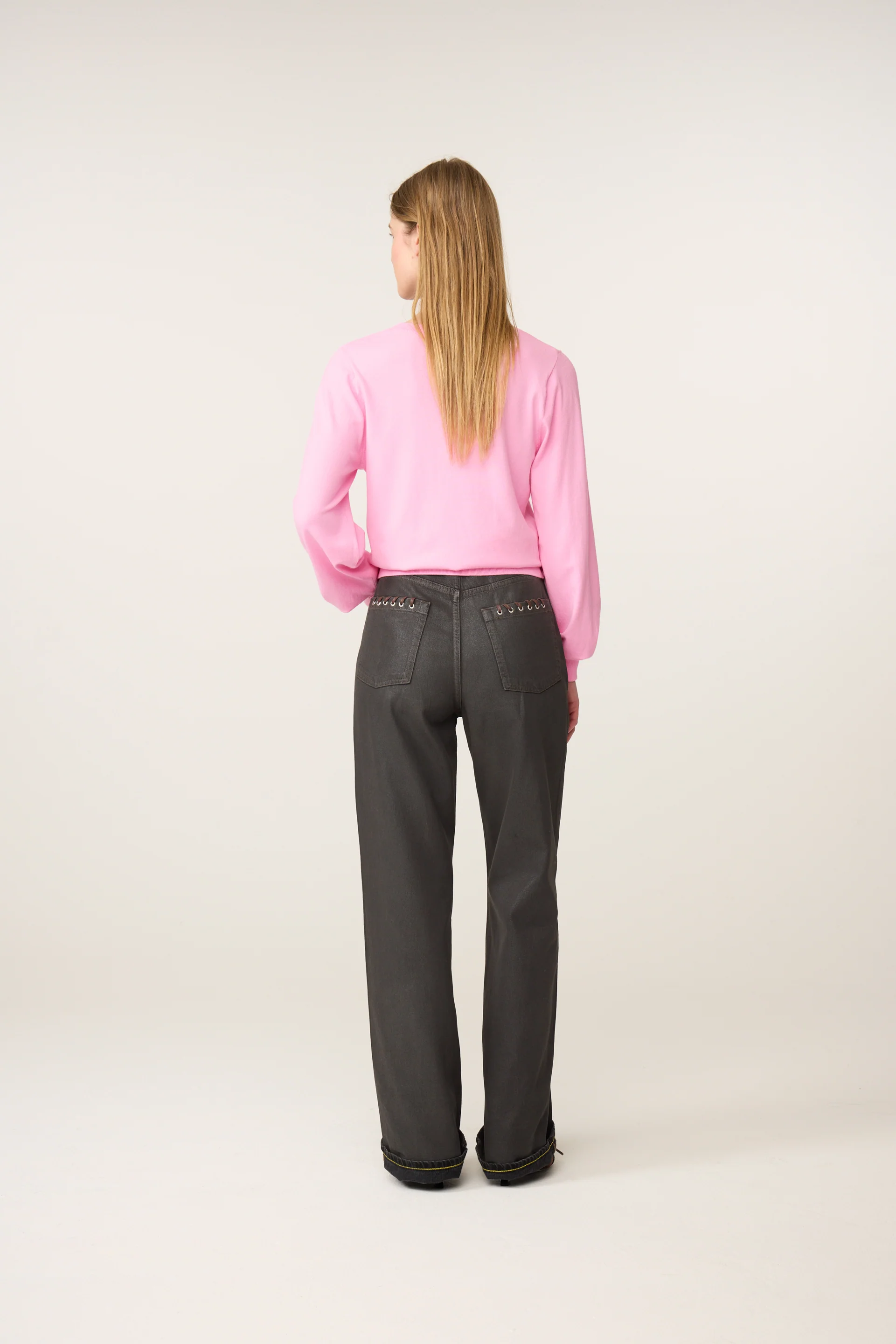 Molly Cuff Pullover | Pink Candy