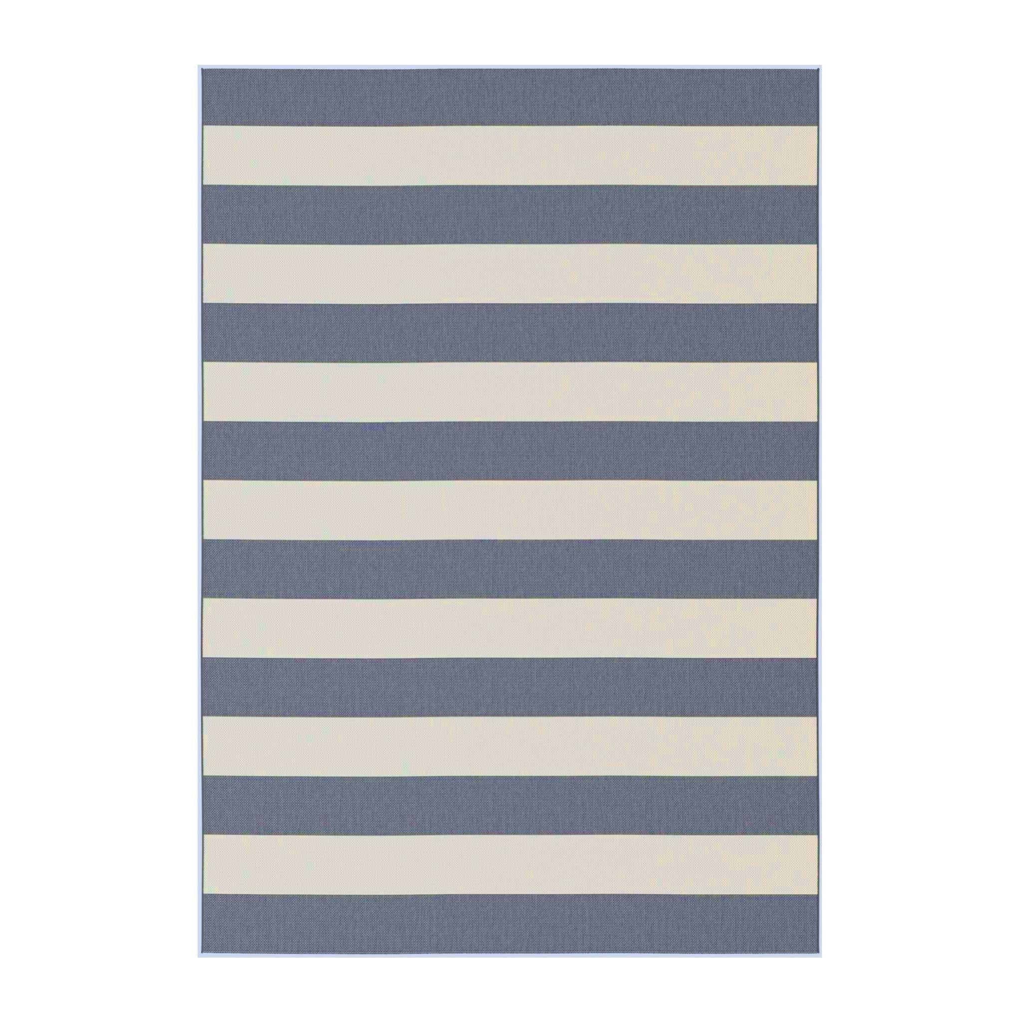 AFK Living vloerkleed Mykonos - voor binnen en buiten - blauw - 140 x 200 cm