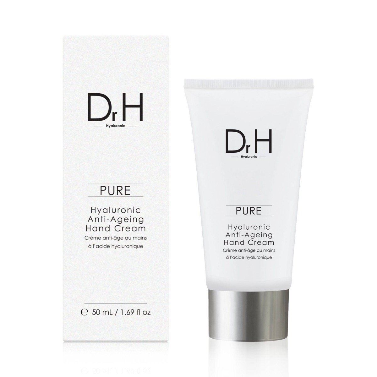 Dr H Hyaluronic Acid Anti-Ageing Hand Cream 50ml for Hydration and Moisturising
