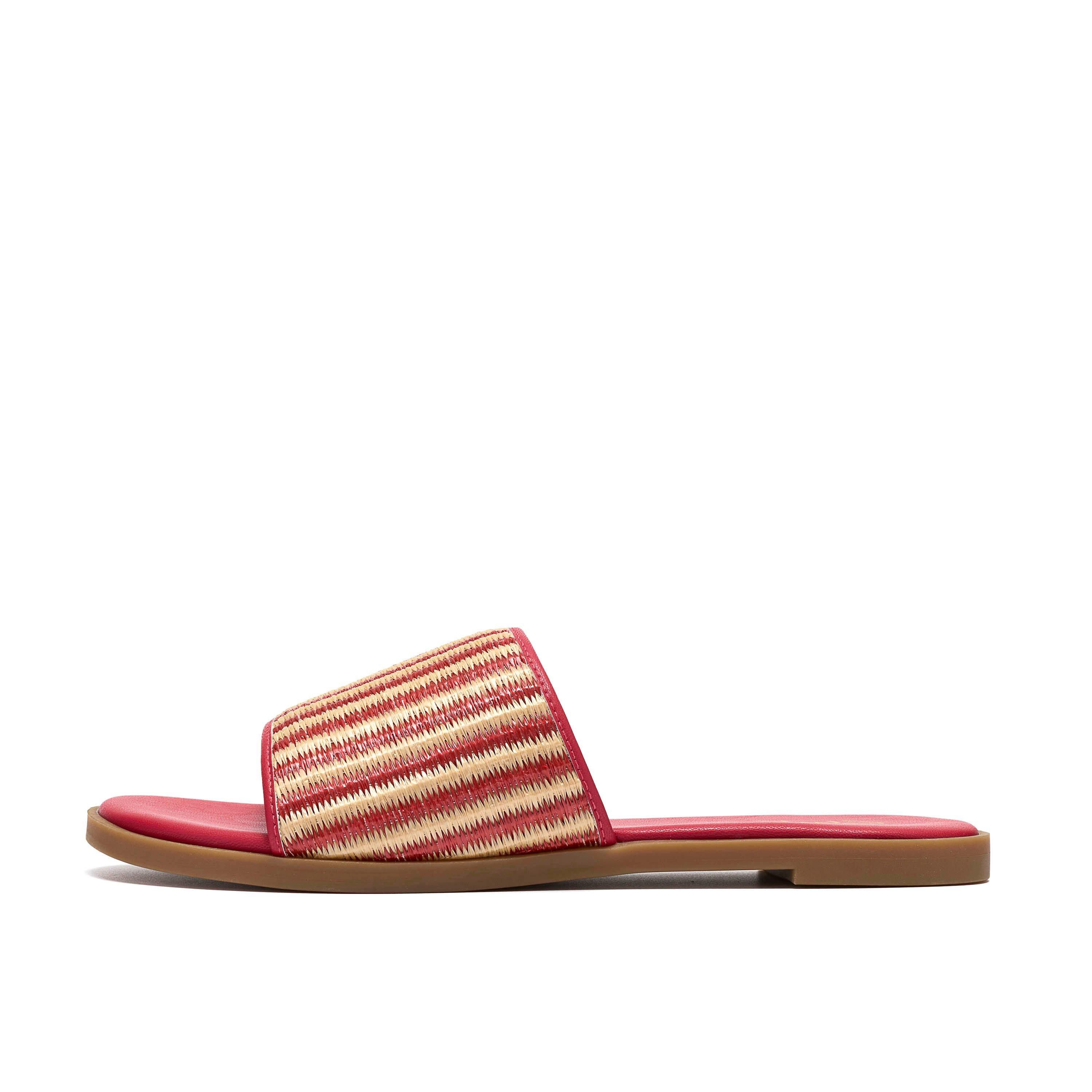 Clarks Erisia Strap Pink Interest Flat Sandals,Sliders