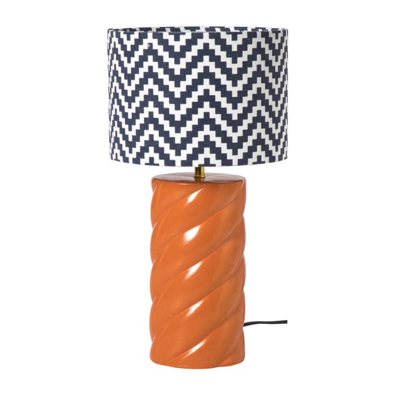 Lampvoet spekje - oranje - &Oslash;11x32 cm