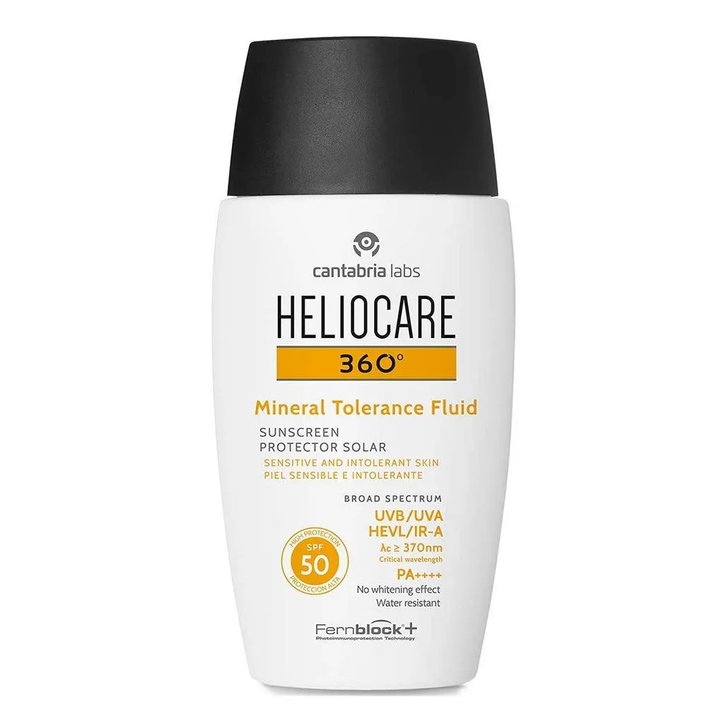 Heliocare 360 Mineral Tolerance Fluid 50ml Facial Sunscreen