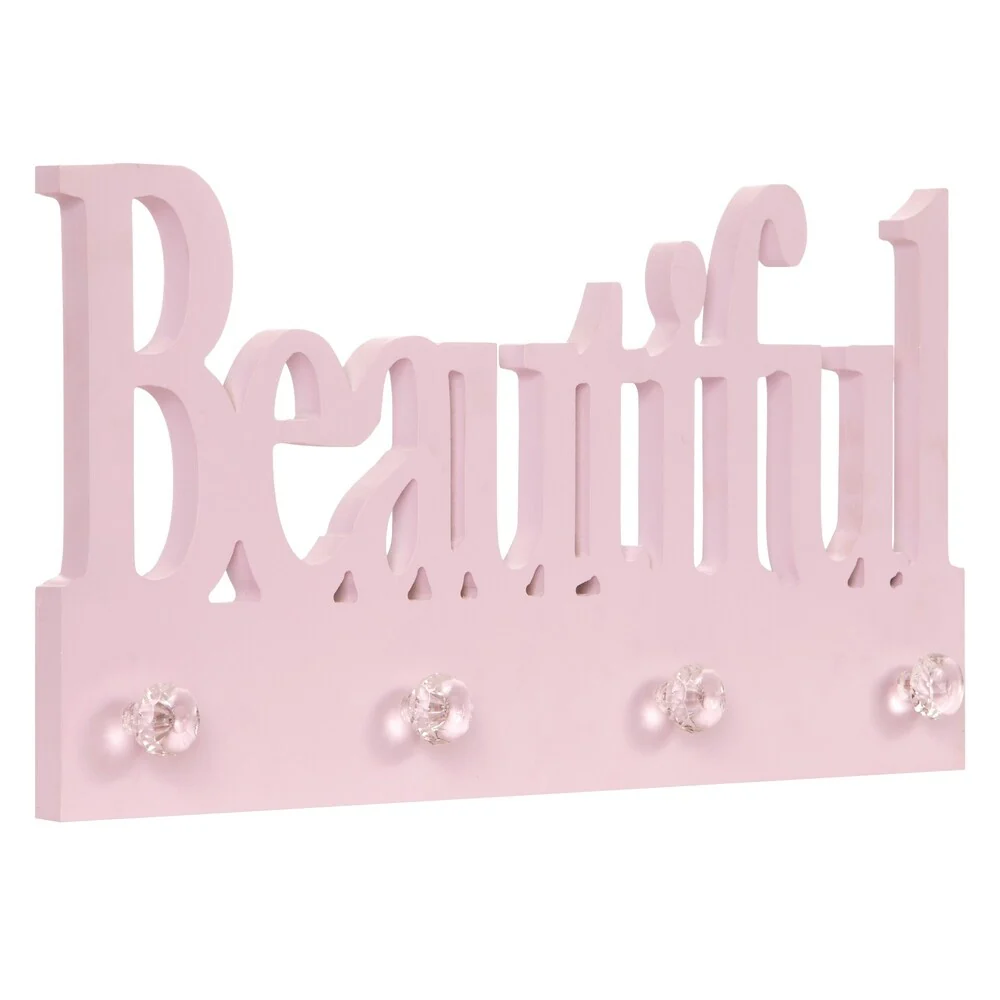 Beautiful 12x25 Cut Out Wall Coat Rack With Hooks