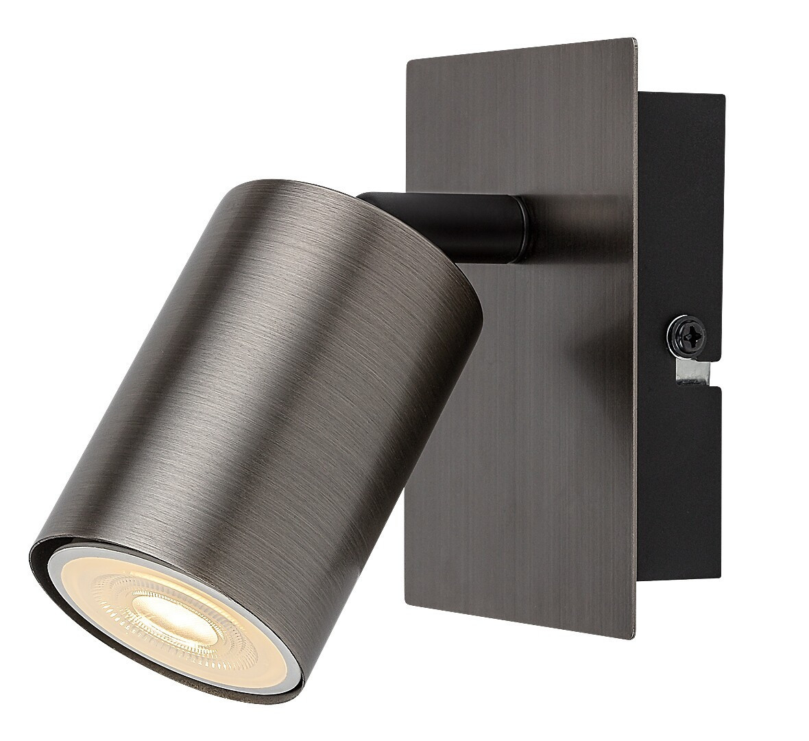 Spot okrągły armatnia szarość GERHARD 1xGU10x15W IP20 Rabalux