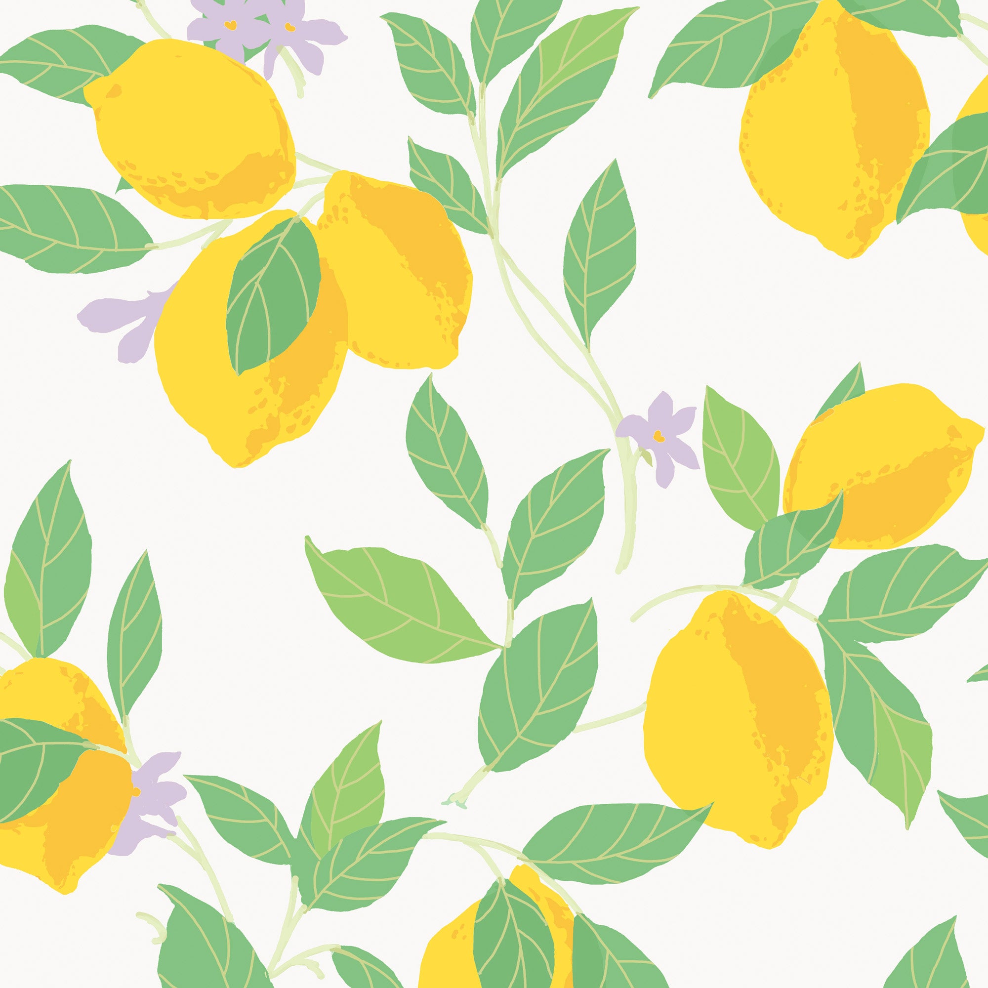 Envy Vliesbehang - Feeling Fruity Fresh - Geel/ Groen/Wit - 10mx52cm