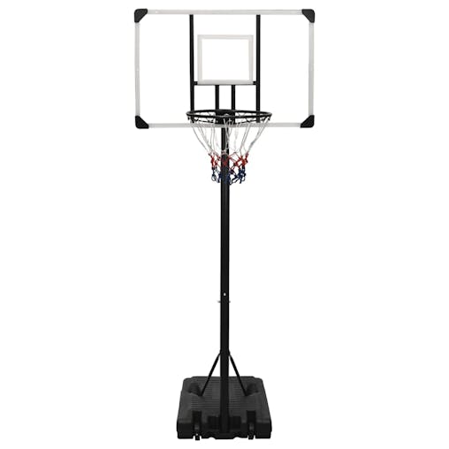 NNEVL Basketball Stand Transparent 256-361 cm Polycarbonate