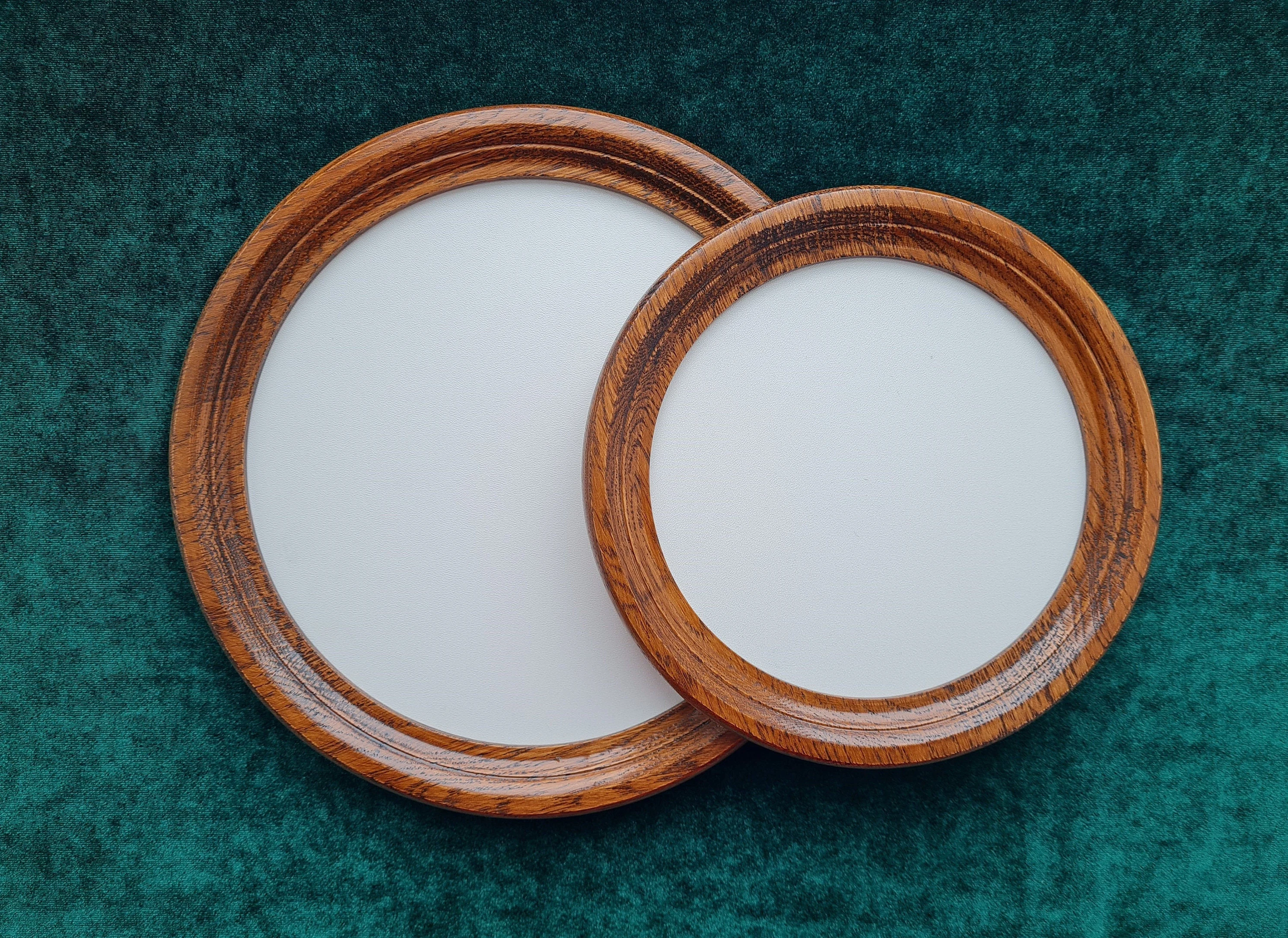 Wooden round frame, round picture frame, round frame, Choose Size: 4 x 4 up to 12 x 12 inches, Free Shipping