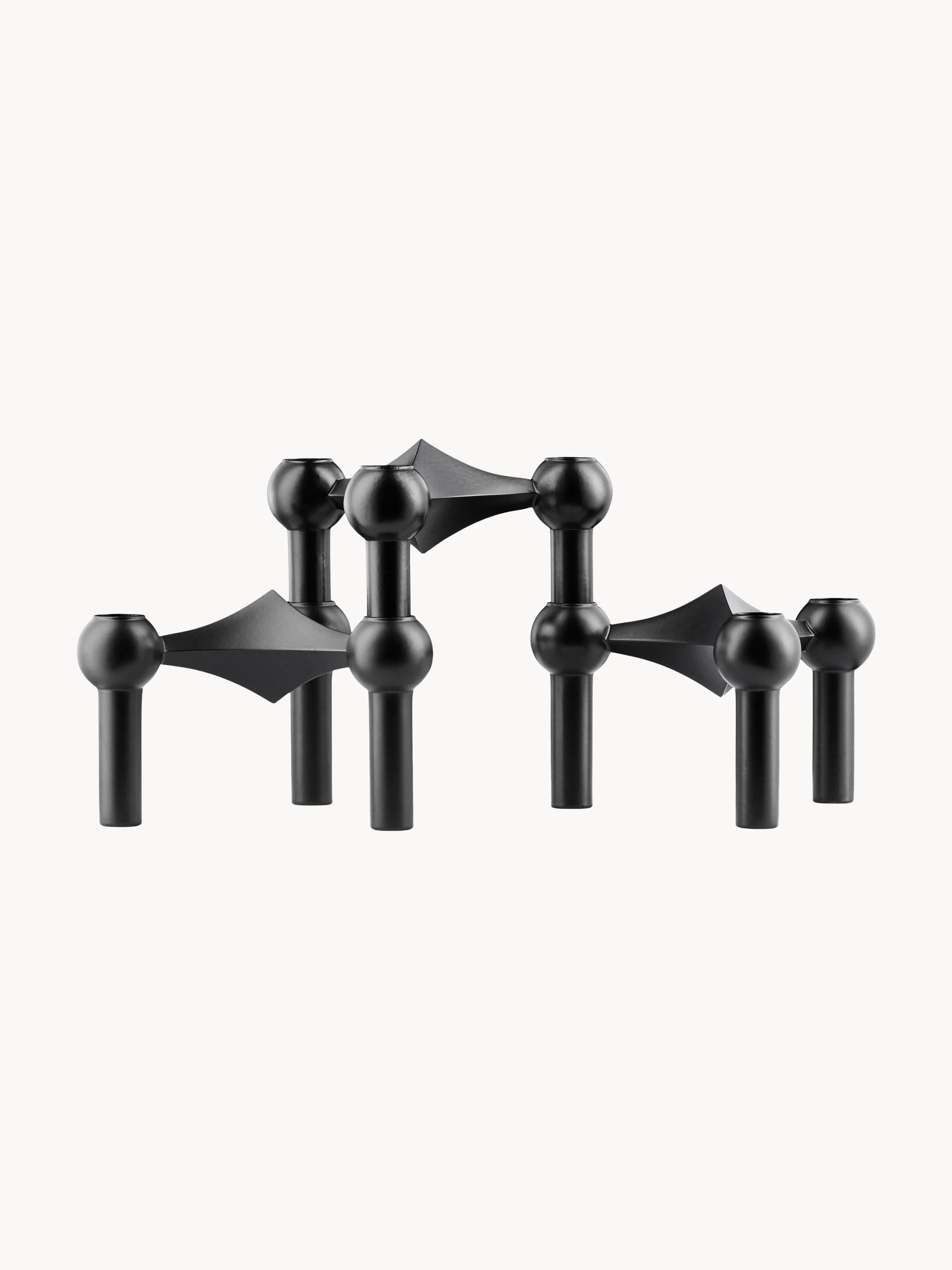 Kerzenhalter Stoff Nagel, 3er-Set