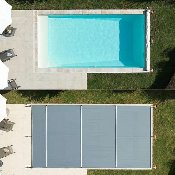 Extension Longueur 1 m pour Bache à Barres Piscine 7 x 4m - Coverkit