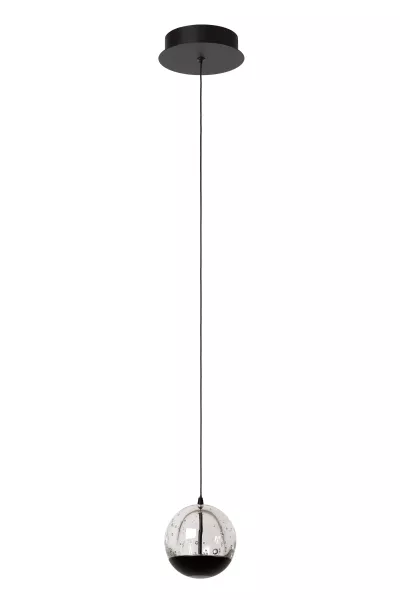 Lampa wisząca SENTUBAL czarna LED 1x6.3W Ciepła biel 250lm Lucide