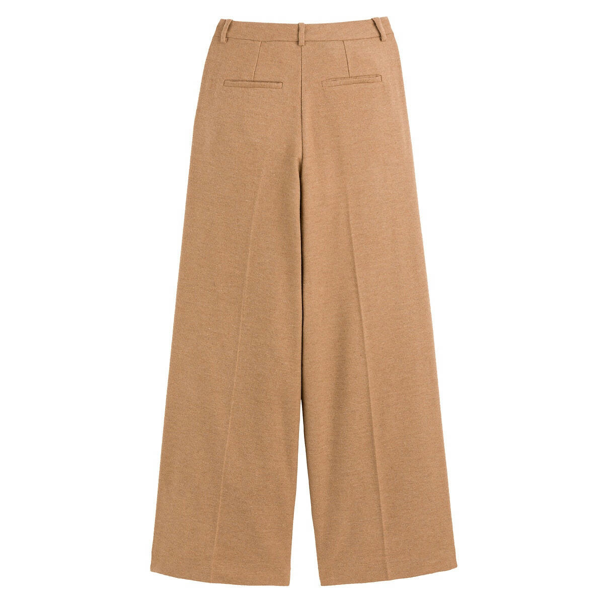 Pantalon large à pinces, taille haute