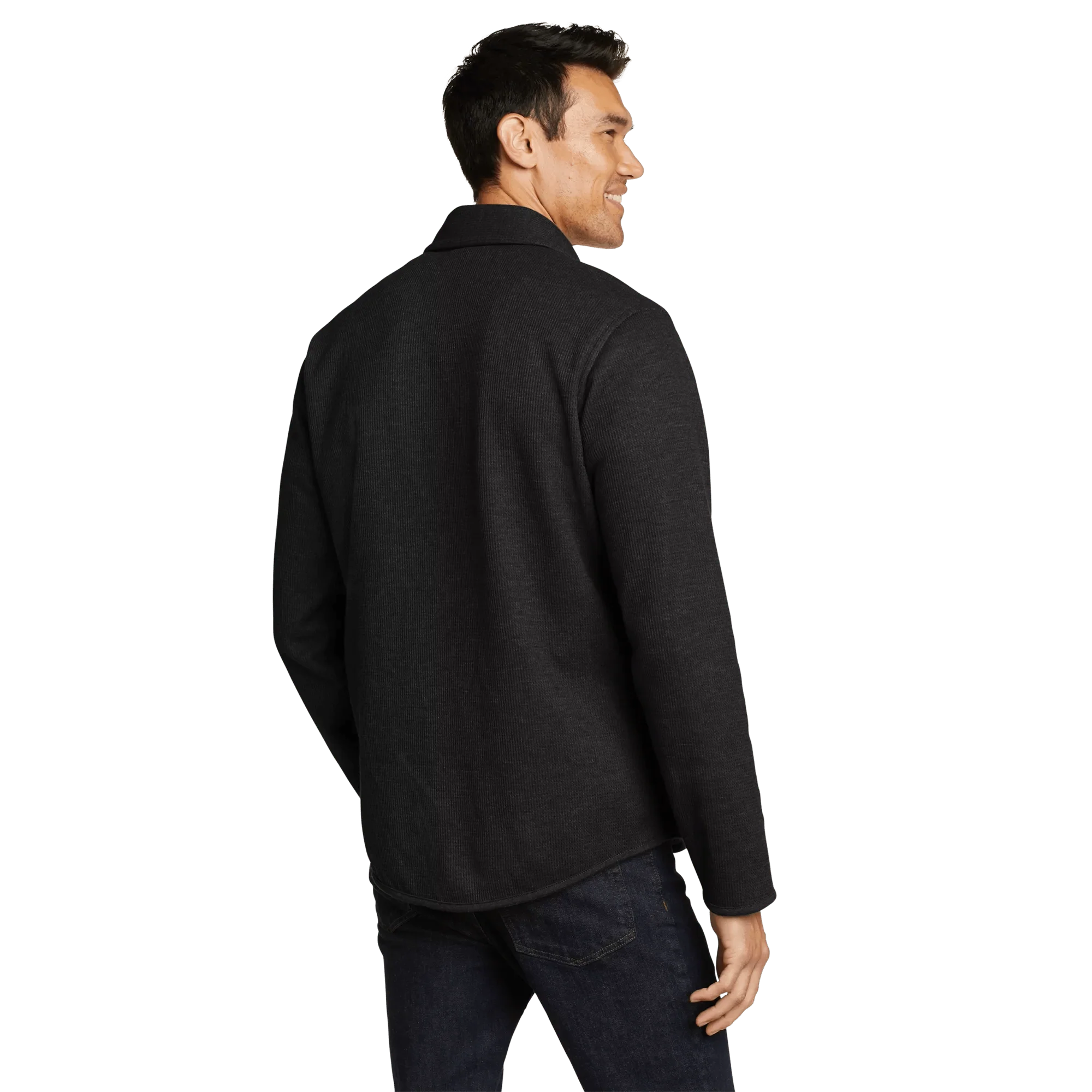 Men's Faux Shearling-Lined Thermal Shirt
