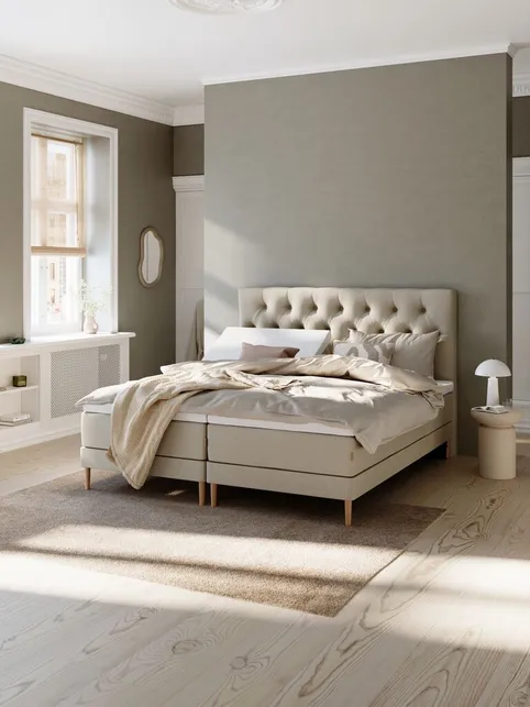 Sengegavl 160x123cm VALEN sand-91