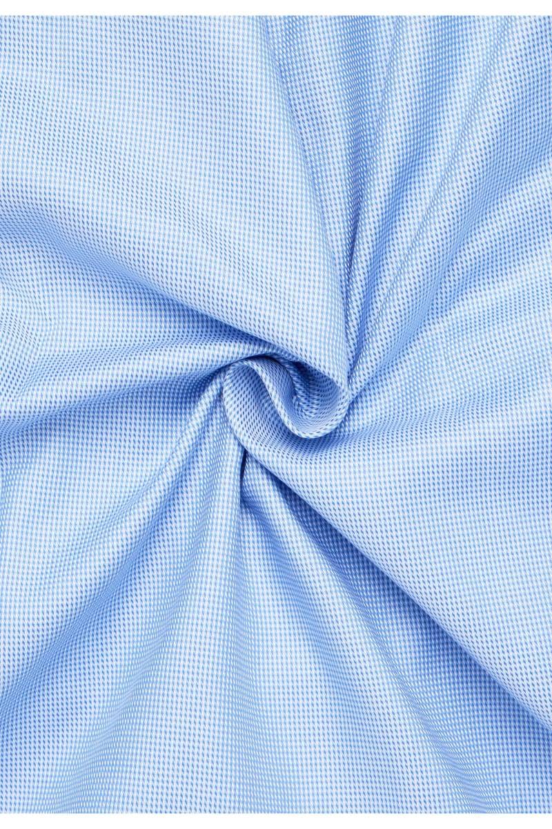 ETERNA Modern Fit Hemd blau, Strukturiert