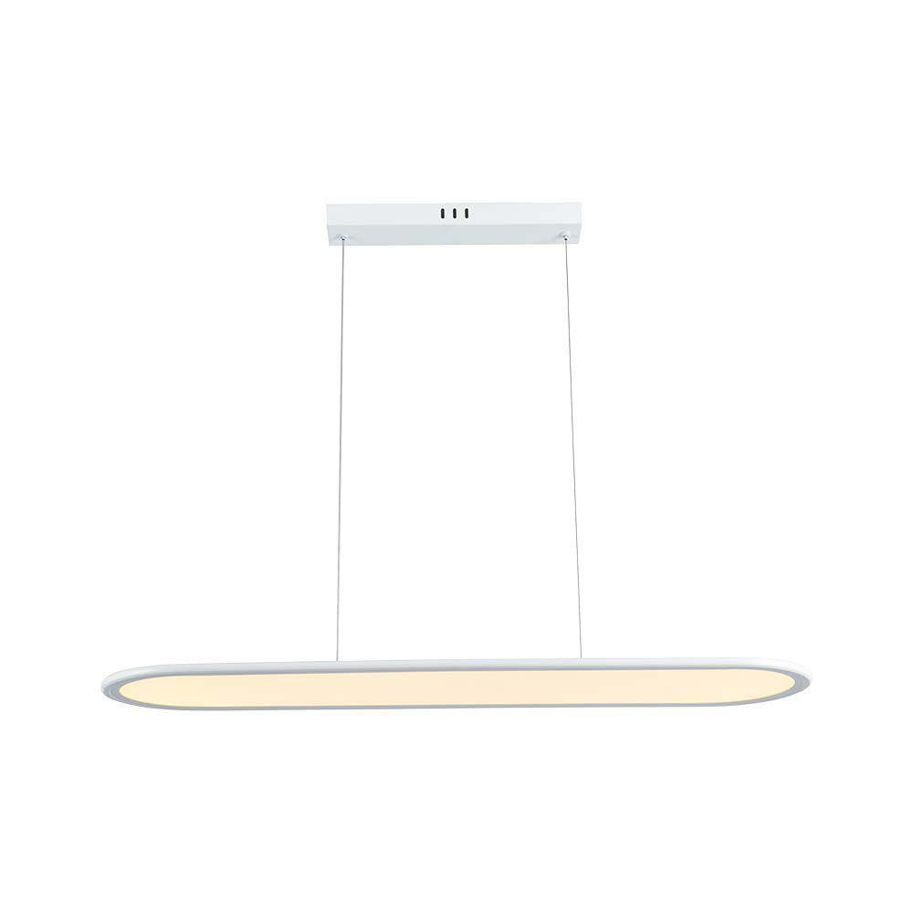 Lampa wisząca VT-7821 biała LED 1x24W Neutralna biel 3000lm V-TAC