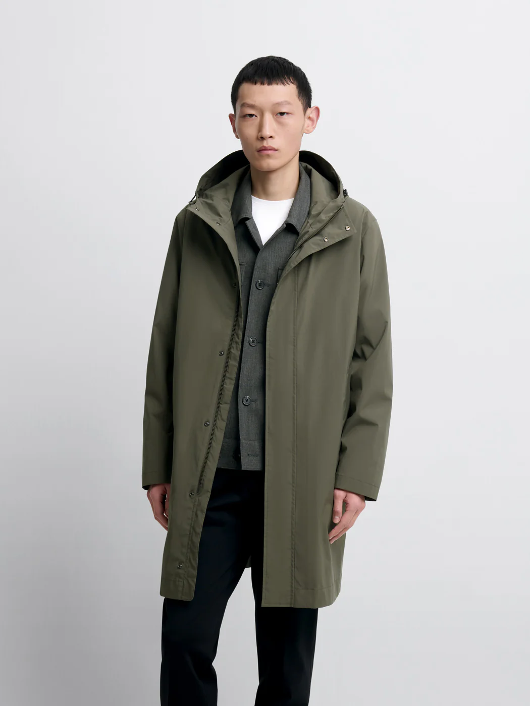 Imperméable regular à capuche