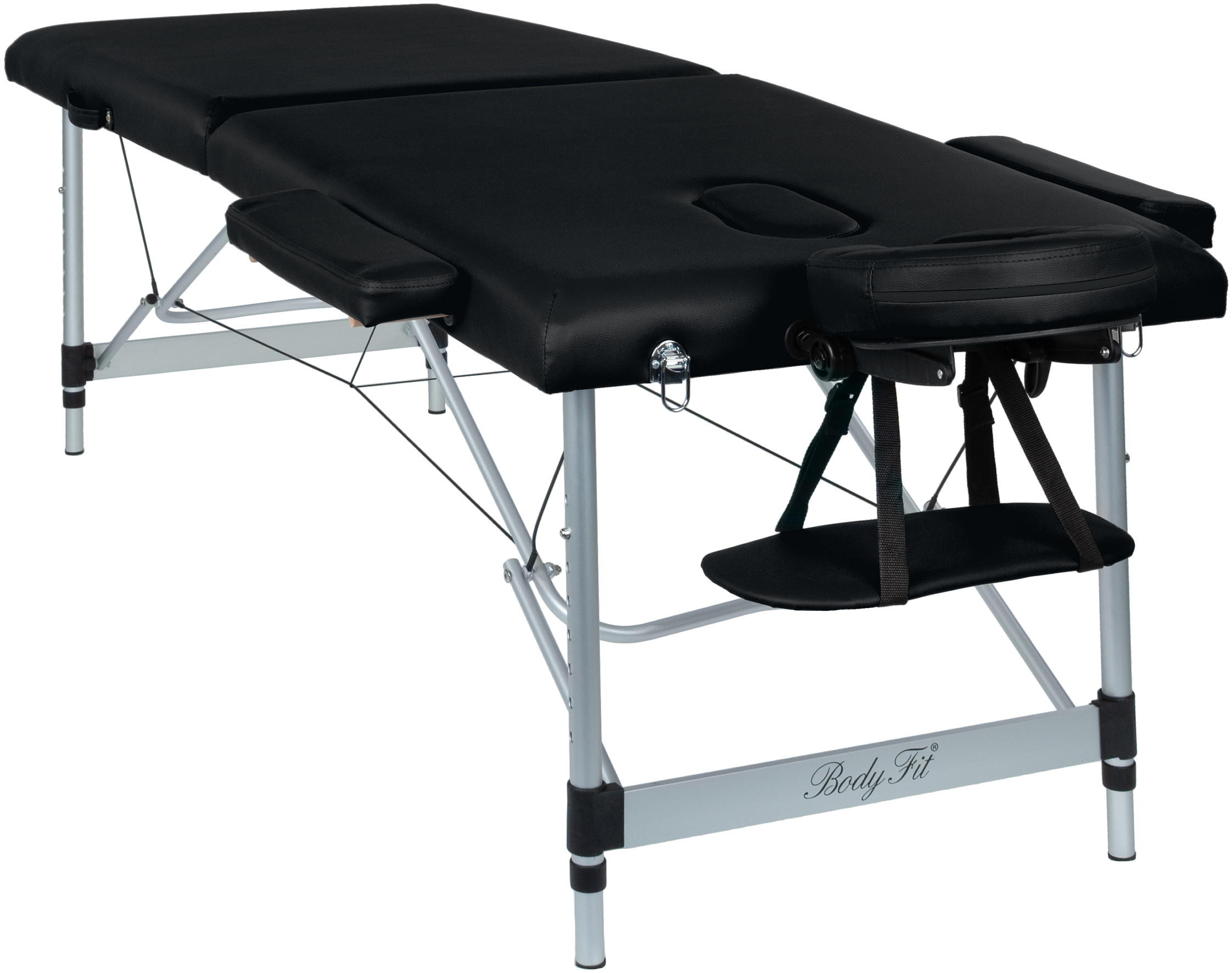 Łóżko do masażu FUNFIT HOME&GARDEN stół 2 segmentowy aluminiowy XXL  torba