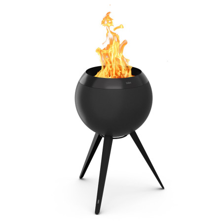 Brasero Moon 45 black avec pied haut - Höfats