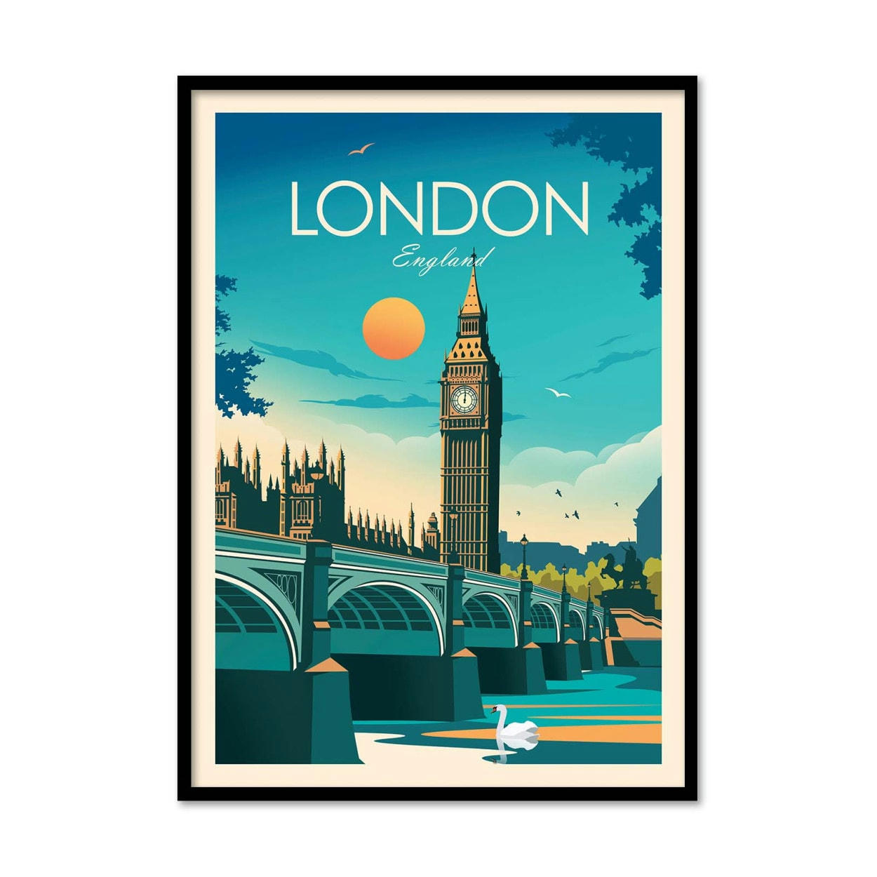 STUDIO INCEPTION - LONDON - STUDIO INCEPTION - Affiche d'art 50 x 70 cm