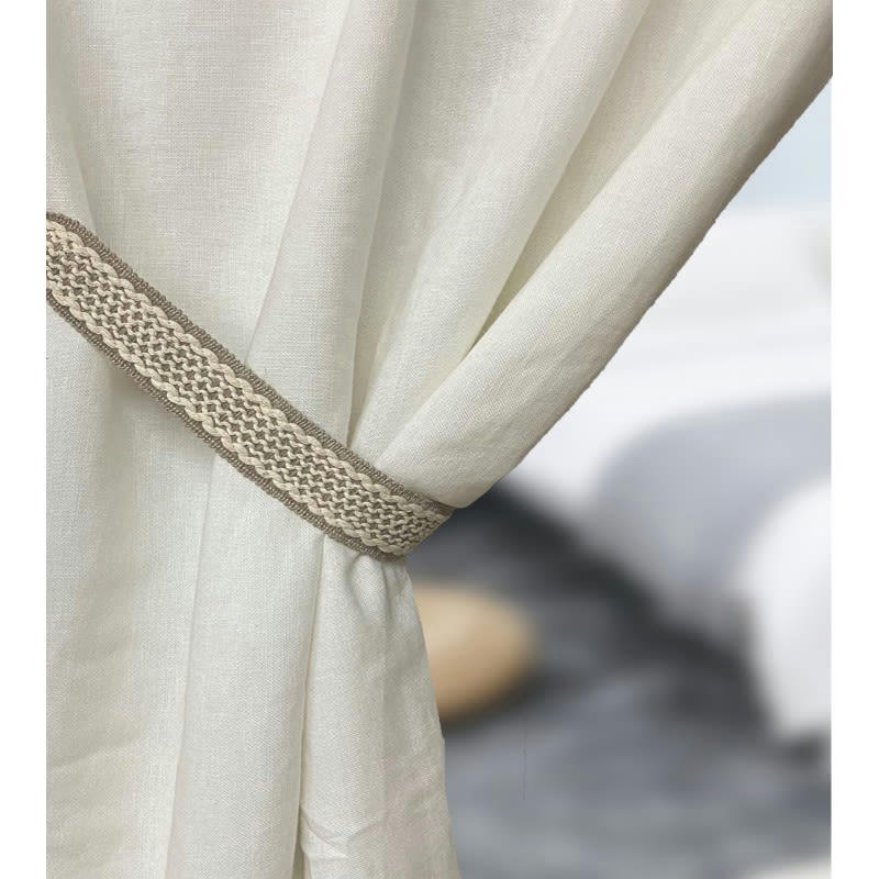 VELAY - - Embrasse rideaux textile - Lin