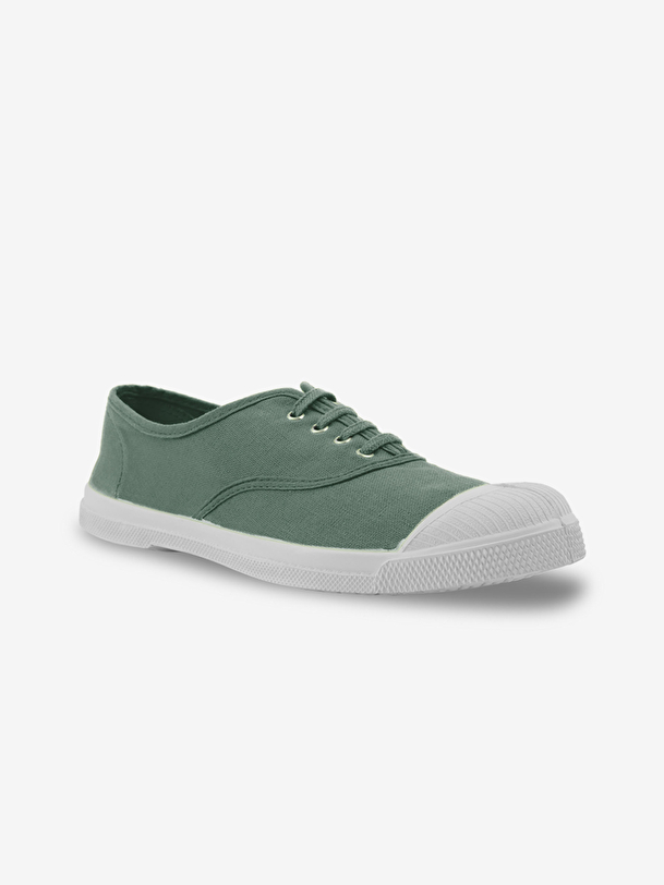 Tennis lacets homme matcha