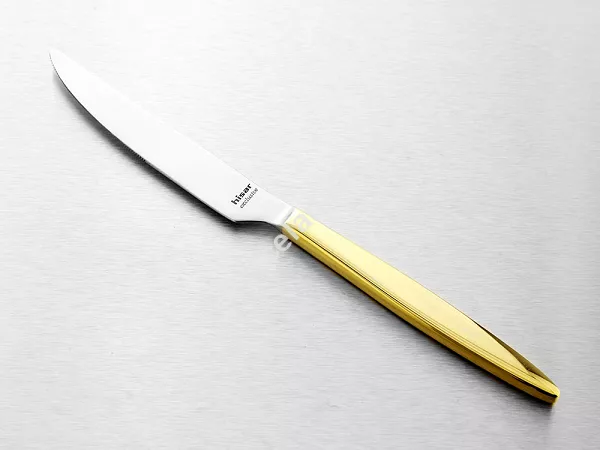 Komplet sztućców 24 cz. na 6 osób Hisar - Mercury Gold (4.0/3.0mm) złocone